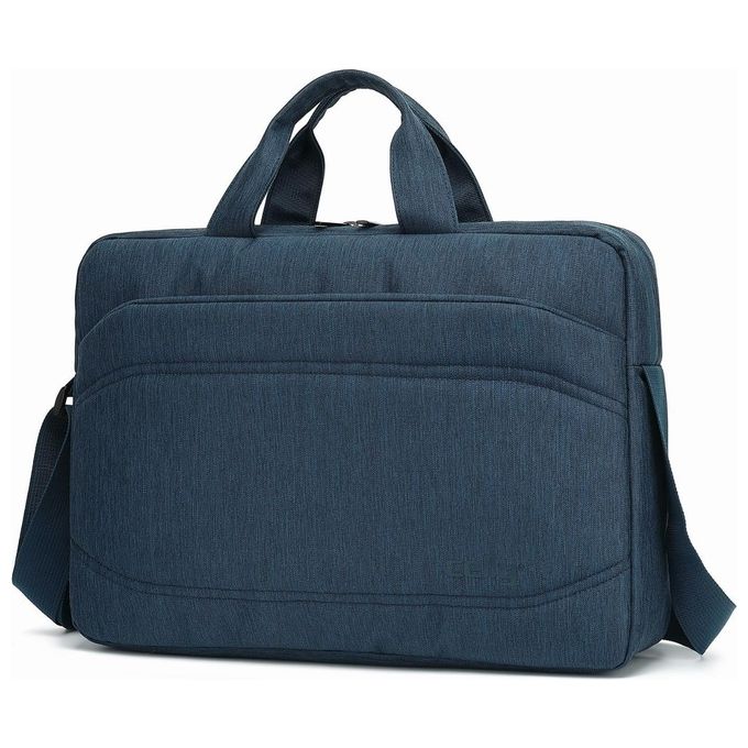 Celly MESSENGERBAGBL Borsa Messenger Porta PC Notebook 16'' 6 Scomparti Impermeabile colore Blu