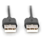 Digitus Cavo Usb 1.80mt Connettori Usb Tipo ''A'' Maschio -Maschio Usb 2.0 Nero