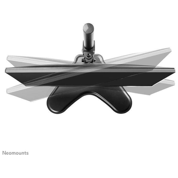 Neomounts FPMA-D550SBLACK Supporto da Scrivania per Monitor 13-32 Pollici VESA 75x75 100x100 mm Regolabile Altezza Inclinazione Rotazione Acciaio 8 Kg colore Nero