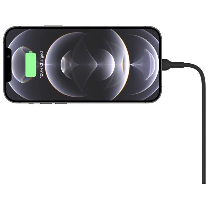 Belkin WIC004BTBK-NC Supporto Auto Magnetico Ricarica Wireless 10 W USB Tipo C per iPhone 12 13 14 15 con MagSafe colore Nero