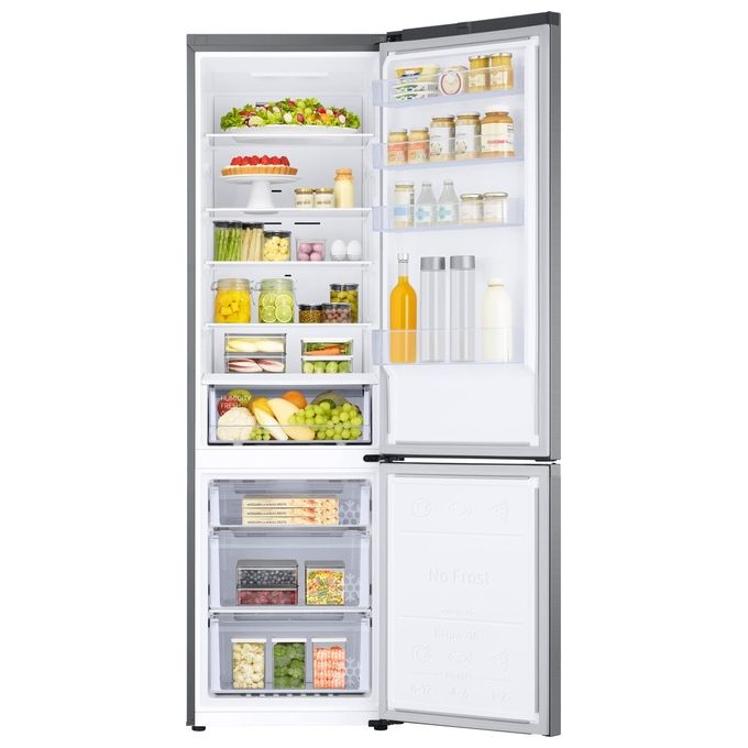 Samsung RB38C600CS9 EcoFlex AI Frigorifero Combinato 390 L 203 cm Classe C 35 dB No Frost Wi-Fi colore Acciaio Inox