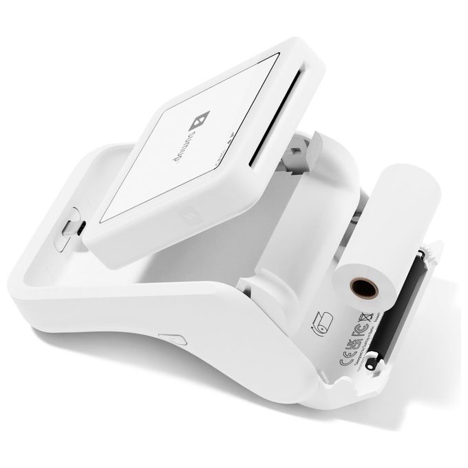 Sumup 800620001 Solo con Stampante POS Portatile Wi-Fi Dati Illimitati Touchscreen Stampa Termica colore Bianco
