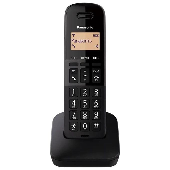 Panasonic KX-TGB610JT Cordless display 1,4'' Blocco chiamate ID Rubrica Nero