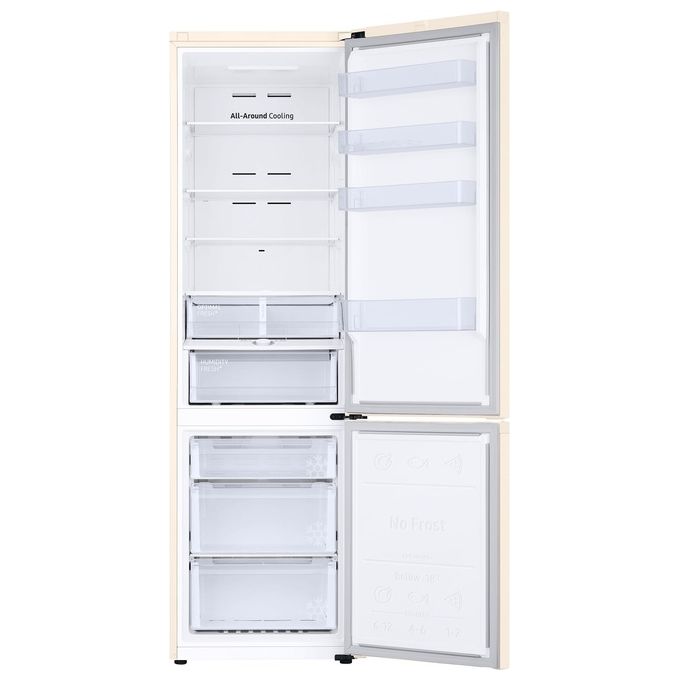 Samsung RB38C603DEL EcoFlex AI Frigorifero Combinato 390 L 203 cm Classe D 35 dB Total No Frost Wi-Fi SpaceMax colore Sabbia