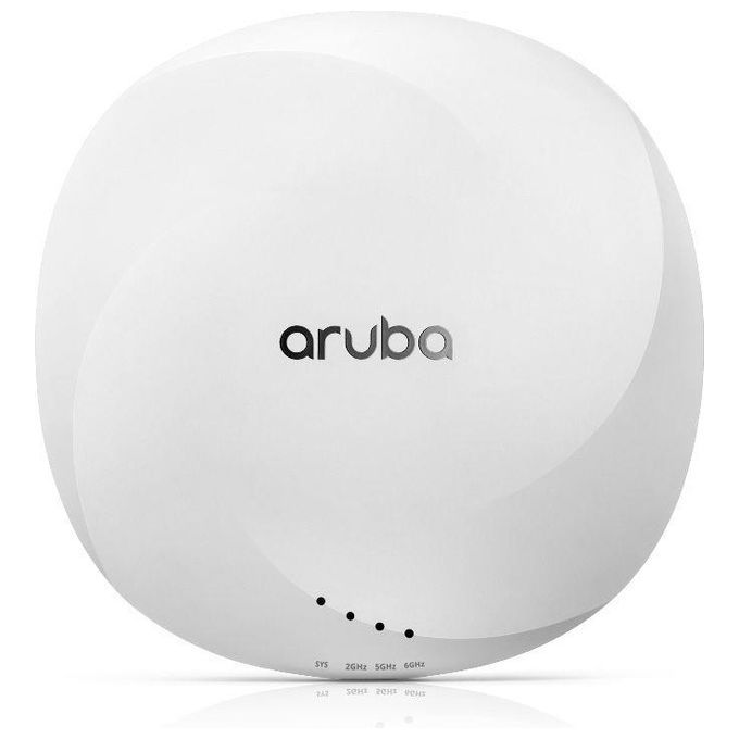 HPE R7J49A Aruba Networking AP-615-RW Access Point Wi-Fi 6E Dual Radio Tri Band 2x2 5000 Mbit-s PoE Interno colore Bianco