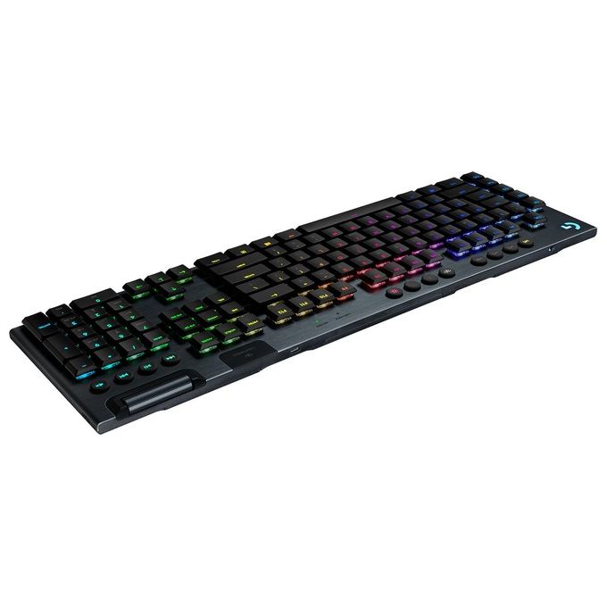 Logitech G 920-008910 Tastiera Gaming Wireless Bluetooth QWERTY Retroilluminata Carbonio