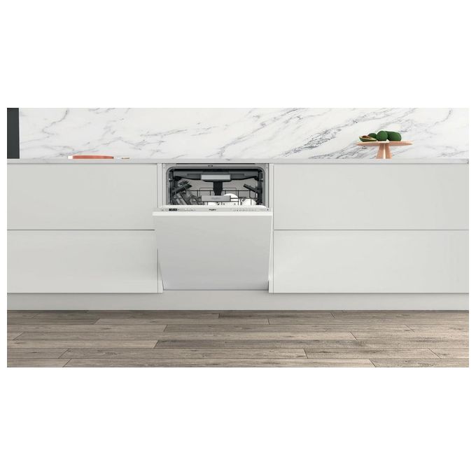 Whirlpool W6ID741AS Lavastoviglie da Incasso a Scomparsa Totale 14 coperti Classe C 41 dB 6TH SENSE NaturalDry (82x60x55 cm) colore Argento