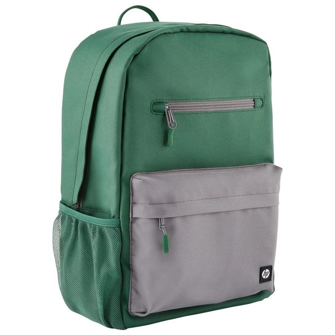 HP 7J595AA Campus Green Zaino per Notebook 15.6'' Resistente all'Acqua Scomparto Imbottito colore Verde