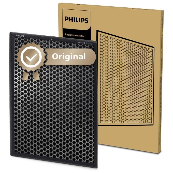 Philips FY2420-30 NanoProtect Filtro a Carboni Attivi per Purificatore d'Aria Serie 2000 3000 Durata 12 mesi colore Nero