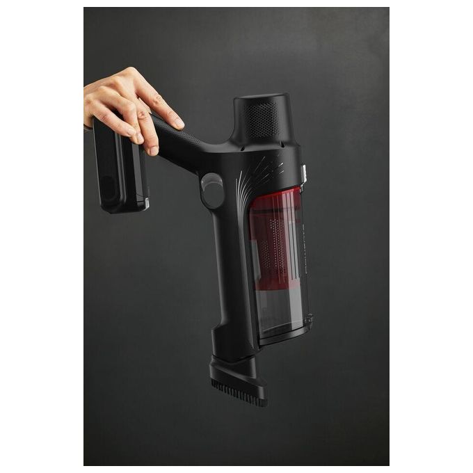 Rowenta RH6A71 X-Pert 7.60 Aspirapolvere a bastone 2 in 1 Ciclonico 0,44 L 140 W 45 min 81 dB colore Alluminio Rosso
