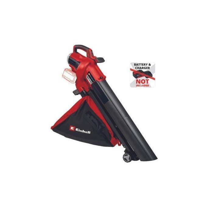 Einhell VENTURRO 36-240 Soffiatore Aspirafoglie a Batteria Brushless 240 km-h 740 m³-h Sacco 45 L colore Nero Arancione