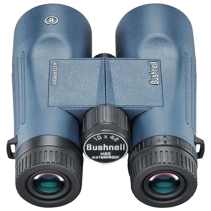 Bushnell 150142R H2O 2 Binocolo 10x42 Prismi Roof Impermeabile Antiappannamento Fully Multi-Coated colore Blu scuro
