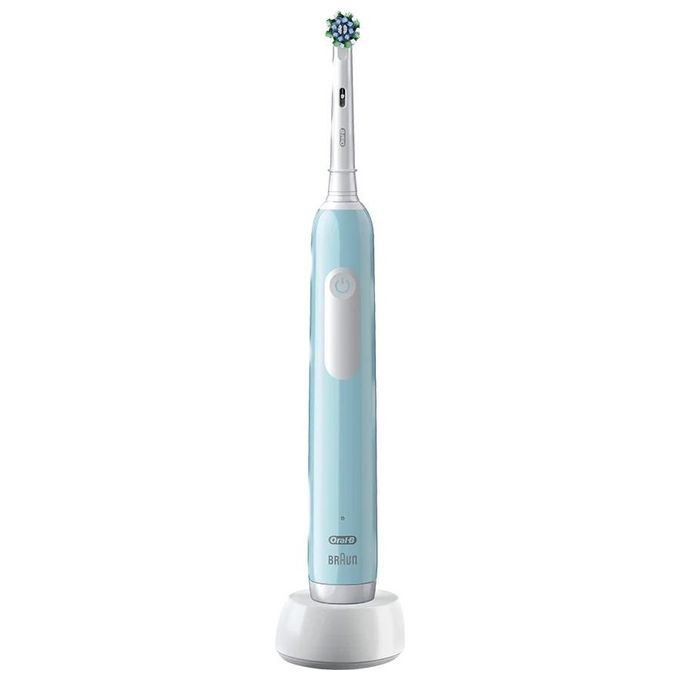 Oral-B 8700216012942 Cross Action Spazzolino elettrico Oscillante Rotante 3 modalita' Timer 2 minuti autonomia fino a 10 giorni colore Blu Bianco