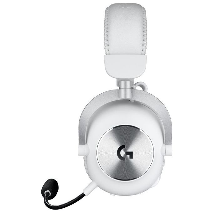 Logitech G 981-001269 PRO X 2 Cuffie Gaming Wireless con Bluetooth e DTS Headphone X 2.0 Driver Grafene 50 mm Microfono Rimovibile colore Bianco