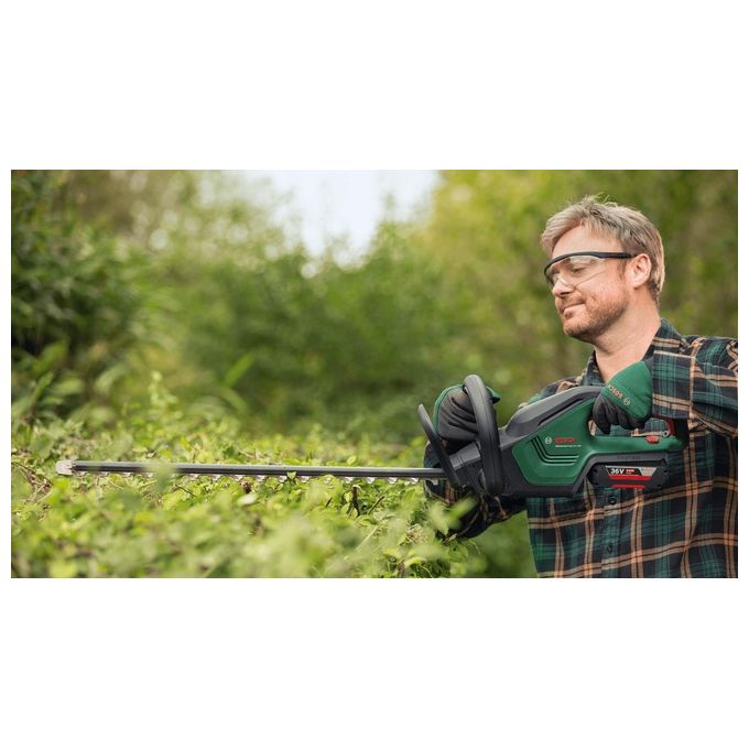 Bosch 060084A300 AdvancedHedgeCut Tagliasiepi a Batteria 36 V 2 Ah Lama 65 cm Peso 3,5 Kg colore Nero