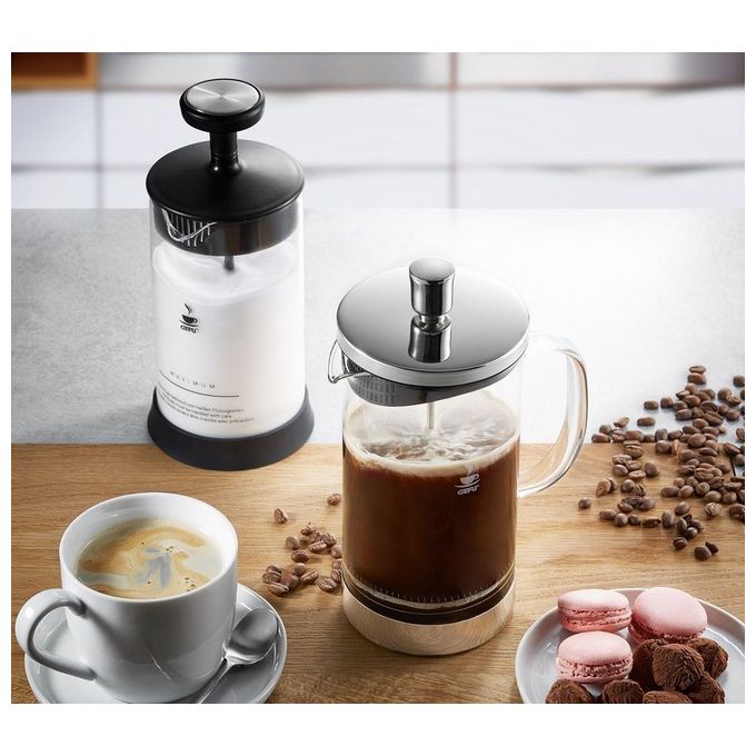 GEFU GF24-16191 Diego Cafettiera a Pressione 1000 ml Acciaio Inox Vetro Borosilicato colore Trasparente