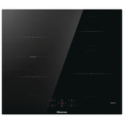 Hisense HI6421BSC Piano cottura a induzione 60 cm 4 zone Super Zone 23 cm Controllo Touch 7200 W colore Nero