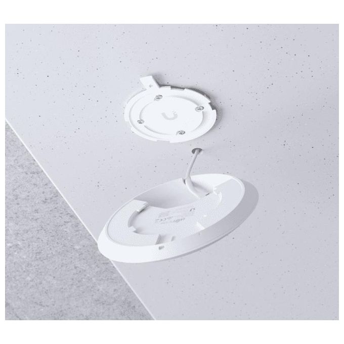 Ubiquiti U6+ Access Point WiFi 6 Dual Band 2402 Mbit-s PoE 300 utenti colore Bianco