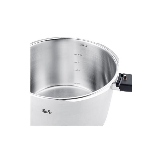 Fissler 602-410-04-000-0 Vitaquick Premium Pentola a Pressione 4,5 L Acciaio Inox Induzione 22 cm colore Acciaio inox