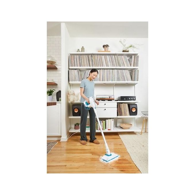 Black and Decker BHSM15FX08 Pulitore a Vapore Portatile 1500 W 0,5 L 8 Accessori riscaldamento 30 s colore Bianco