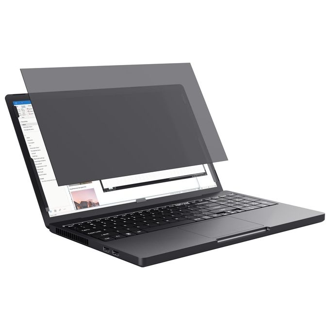 Trust 25195 Primo Filtro Privacy Laptop 15,6'' Antiriflesso Antigraffio Anti Luce Blu Angolo 60° Compatibile Touchscreen colore Nero