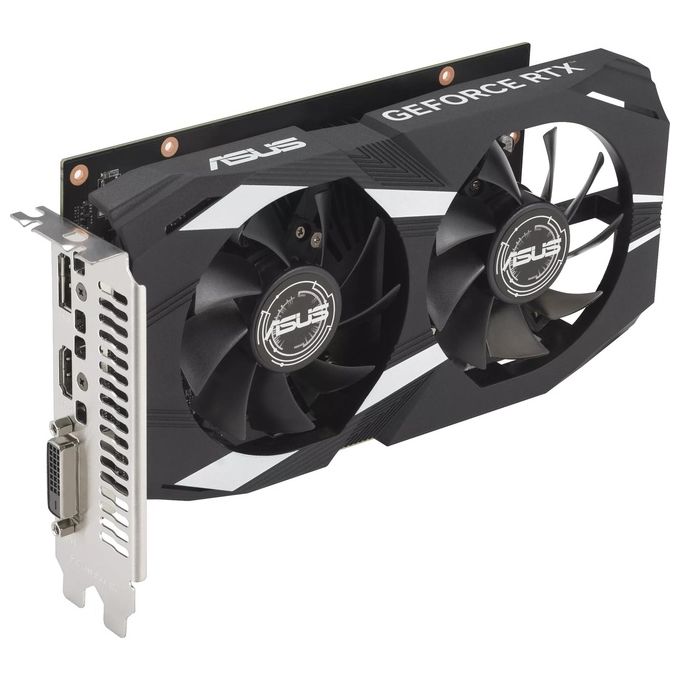 Asus DUAL-RTX3050-O6G Dual GeForce RTX 3050 OC Edition Scheda Video 6 GB GDDR6 2304 CUDA Ampere IP5X colore Nero