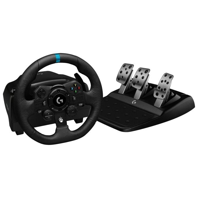 Logitech G G923 TrueForce Volante da Corsa con Pedali USB 2.0 PC Xbox One Xbox Series X S colore Nero