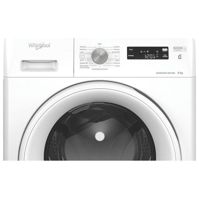 Whirlpool FFS P87 IT Lavatrice carica frontale 8 Kg 1200 rpm Classe A colore Bianco