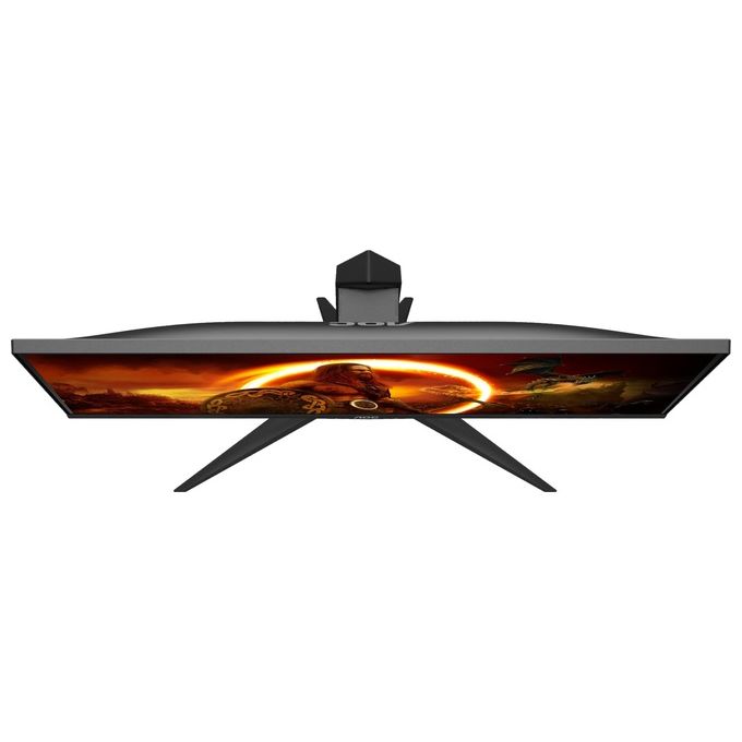 AOC U28G2XU2-BK Monitor Gaming 28'' 4K UHD IPS 144 Hz 1 ms FreeSync Premium HDR400 HDMI 2.1 USB Hub colore Nero Rosso