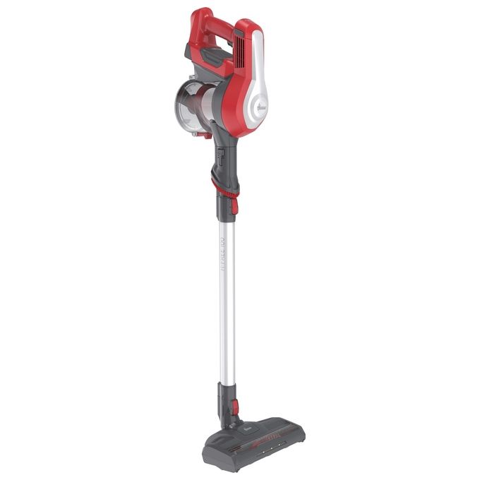Hoover HF122RH 011 H-Free 100 Aspirapolvere Scopa Senza Filo Ciclonica Senza Sacchetto 0.9 L 170 W autonomia 40 min colore Argento Rosso