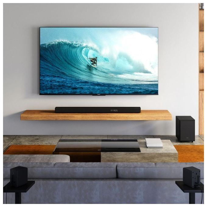 Hisense AX5125H Soundbar 5.1.2 canali 500 W con Subwoofer Wireless e Altoparlanti Posteriori Nero