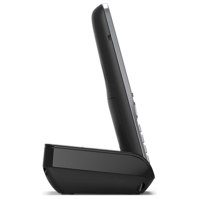 Gigaset COMFORT 500A TRIO Telefono Cordless DECT GAP Segreteria Telefonica Vivavoce Rubrica 200 voci Display 2.2'' colore Nero Argento