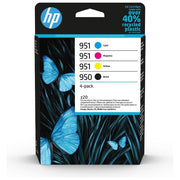 HP 6ZC65AE Cartuccia d'Inchiostro Originale 4 Pezzi Nero Ciano Magenta Giallo con Inchiostro a Base di Pigmento per HP OfficeJet Pro 276 8100 8600 8610 8620 colore Nero Ciano Magenta Giallo