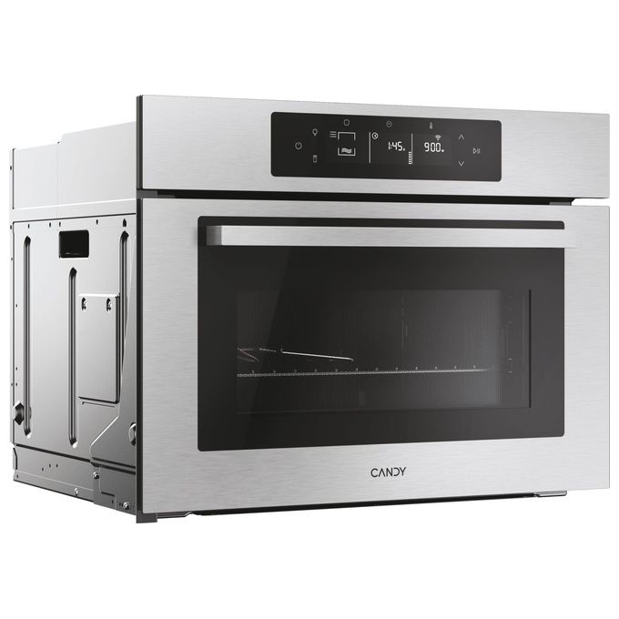 Candy CA4MWP9G6NQB Forno a microonde da incasso combinato con grill 44 L 900 W tecnologia Inverter Air Fry Wi-Fi colore Acciaio inox Nero (59.5x45.5x55.5 cm)