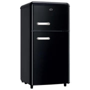 DCG MF110BCDP Retro Frigorifero Doppia Porta 110 L 102 cm Classe E 39 dB colore Nero