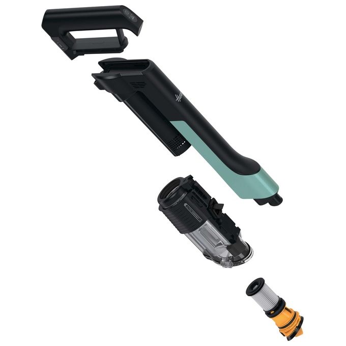Hoover HF201P 011 HF2 Aspirapolvere Scopa Elettrica a Batteria Ciclonica Senza Sacchetto 1 L 40 min autonomia colore Blu