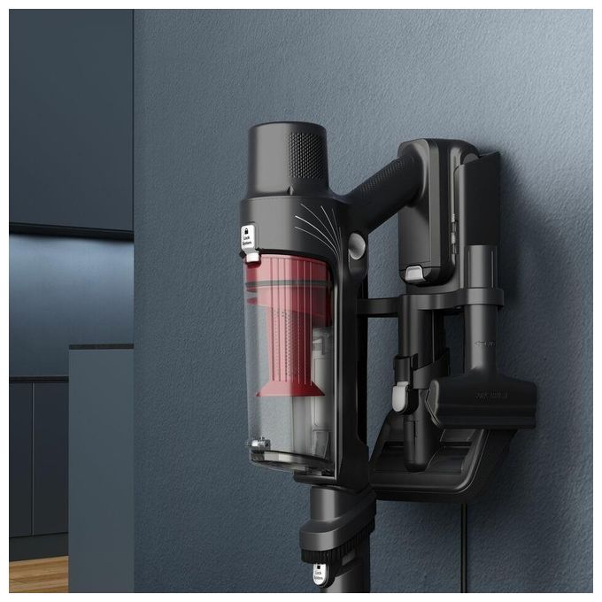 Rowenta RH6A71 X-Pert 7.60 Aspirapolvere a bastone 2 in 1 Ciclonico 0,44 L 140 W 45 min 81 dB colore Alluminio Rosso