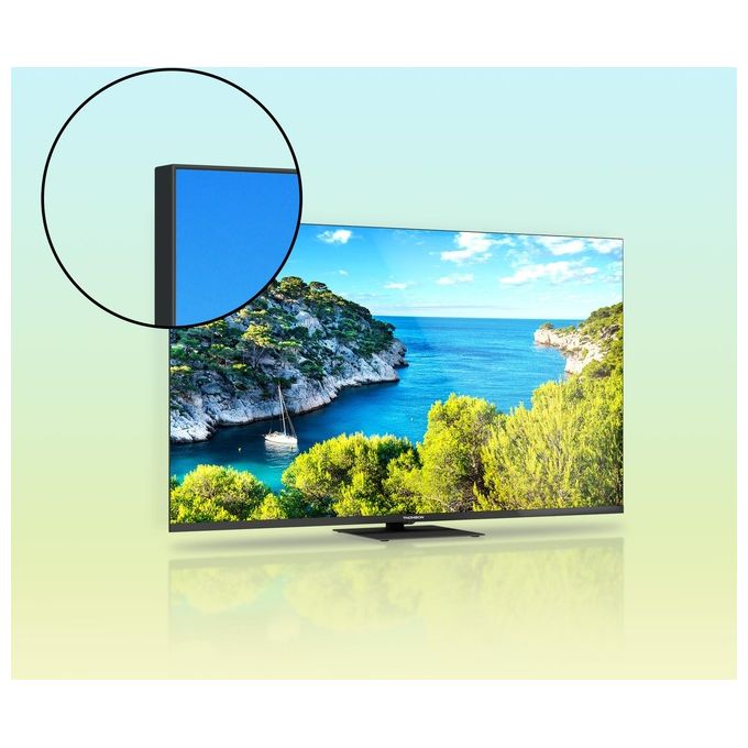 Thomson 43UG5C14 Smart TV 43'' 4K Ultra HD LCD Direct-LED Google TV Android 12 Dolby Vision HDR10 Wi-Fi colore Nero