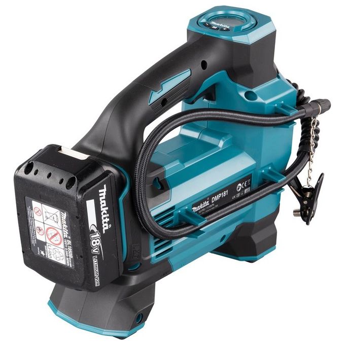 Makita DMP181Z Gonfiatore ad Aria senza Filo 18V LXT 11.1 bar 22 l-min 3 Velocita' LED colore Nero