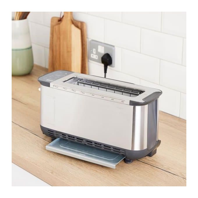 Ninja ST202EU Foodi 3-in-1 Tostapane con Griglia e Pressa per Panini