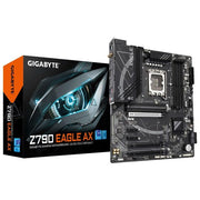 Gigabyte Z790 EAGLE AX Scheda madre ATX supporta CPU Intel 14a 13a 12a generazione DDR5 fino a 7600MHz Wi-Fi 6E LAN 2.5GbE colore Marrone