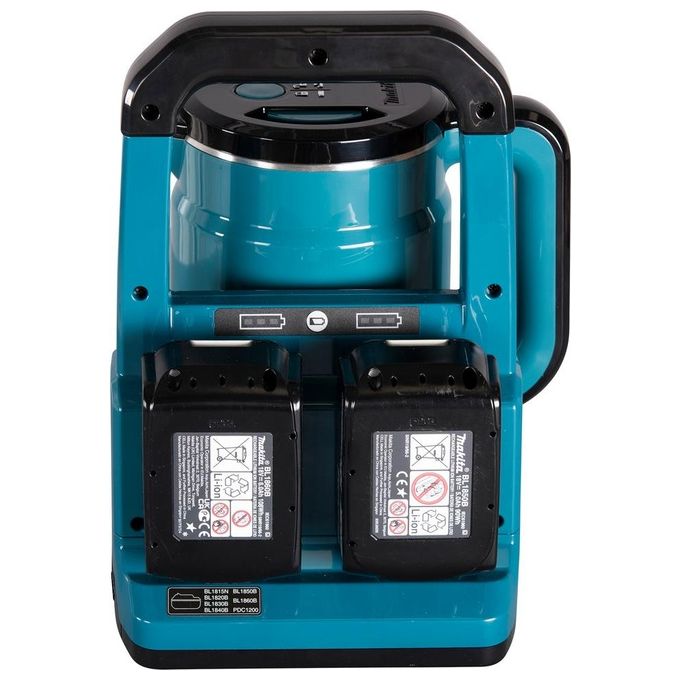 Makita DKT360Z LXT Bollitore a Batteria 36V 2x18V 0,8 L Spegnimento Automatico Protezione Boil-Dry colore Blu Nero