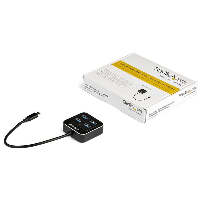 Startech Hub Usb-C a 4 Porte Hub Usb-C a Usb 3.1 Gen 2 10Gbps 4x Usb-A