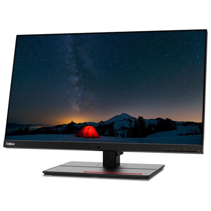 Lenovo 62CBRAT6EU ThinkVision P27u-20 Monitor 27'' 4K UHD IPS 3840x2160 60 Hz Thunderbolt 4 HDR400 VESA colore Nero