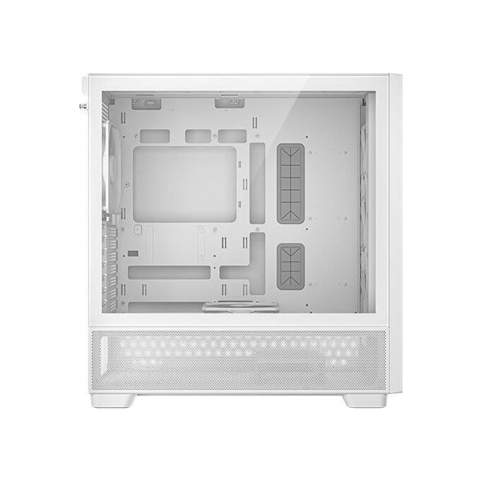 Antec FLUX WHITE Case PC Mid Tower con Vetro Temperato e Pannello Frontale in Legno di Betulla Supporto Radiatore 420 mm 5 Ventole PWM Incluse colore Bianco