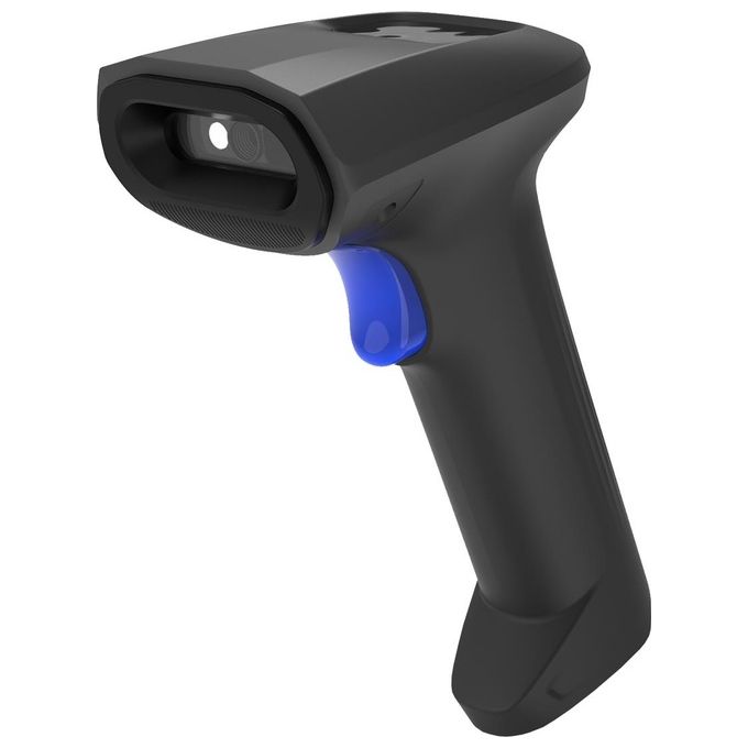 Atlantis A08-LD190-2D Lettore Codici a Barre 1D 2D USB Sensore Ottico 640x480 Risoluzione 3 mils Profondita' Campo 60-300mm colore Nero