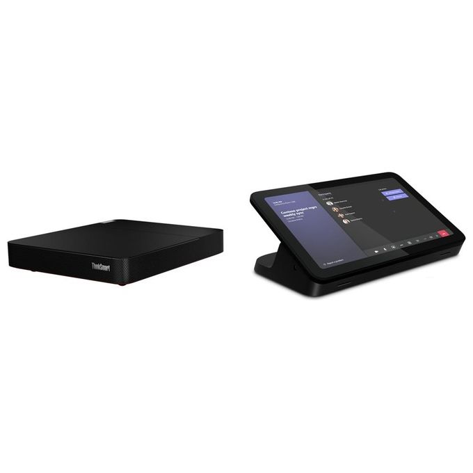 Lenovo 12QN0004IX ThinkSmart Core + IP Controller Full Room Kit sistema di conferenza 8 MP Windows 11 IoT 10.1'' touch Wi-Fi 6 Bluetooth 5.0 colore Nero