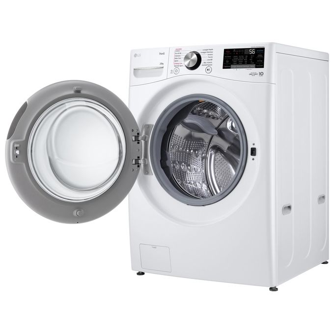 LG Serie P3 F0P3020TSWC Lavatrice libera  installazione XL 20Kg AI DD Classe B 1000 giri TurboWash 360 Vapore Wi-Fi Bianco