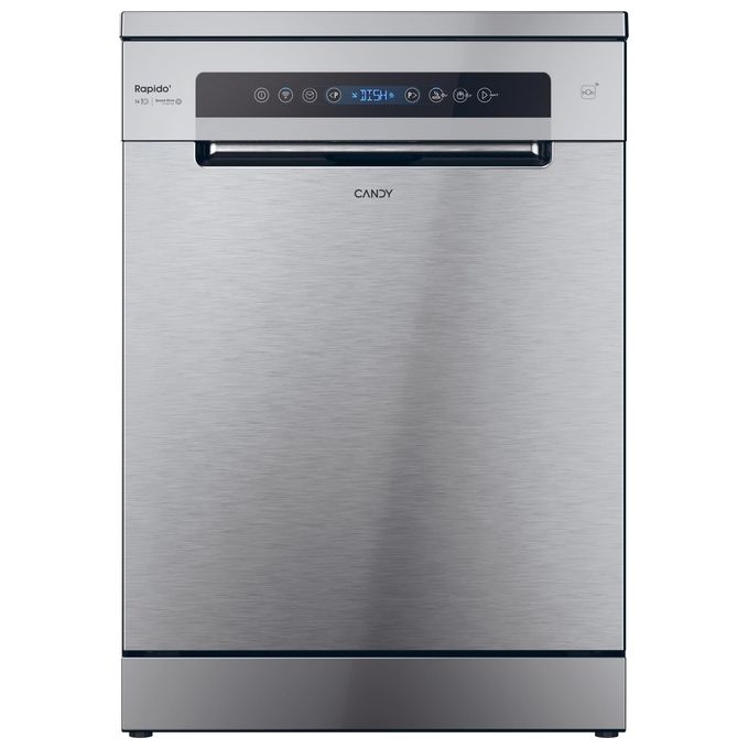 Candy 32002507 RapidÓ Lavastoviglie 16 coperti Classe C Wi-Fi BLE Smart Basket Smart Door 44 dB (85x59,7x59,8 cm) colore Inox