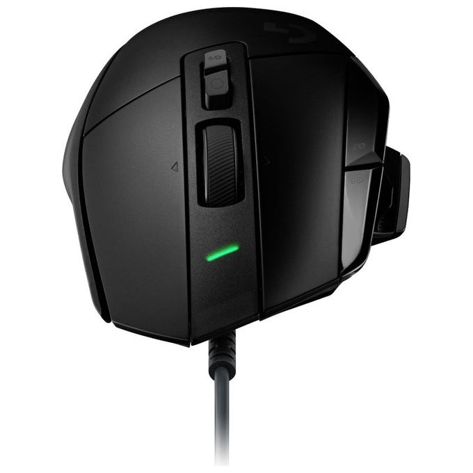 Logitech G 910-006139 G502 X Mouse Gaming Cablato Switch LIGHTFORCE Sensore HERO 25K 25600 DPI 13 Tasti colore Nero
